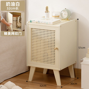Mesa de Noche de Bambú para Dormitorio, Gabinete de Almacenamiento Tipo Cajón con Desmontaje Multifuncional para Almacenamiento de Aperitivos en Sala de Estar - Product Image 6