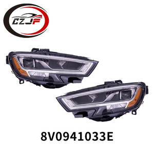 CZJF Fari di Alta Qualità per Auto USA, per <span class=keywords><strong>Audi</strong></span> <span class=keywords><strong>A3</strong></span> 2017 2018 2019 <span class=keywords><strong>2020</strong></span> 8V0941033E - Product Image 2