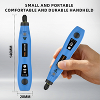 Stylo de gravure électrique 3 vitesses variables, mini-outil rotatif rechargeable par USB, accessoires de gravure, polissage et sculpture