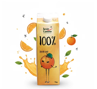 Zoet verfrissend sinaasappelsap, smakelijke sinaasappeldrank voor supermarkt groothandel, kant-en-klaar fruitdrank