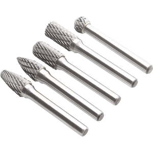 Jeekvisen bán buôn 1/4 inch 6.35mm Shank OEM Carbide Rotary Burr Die mài với các tập tin quay Burrs tungsten carbide quay tập tin Burr - Product Image 3