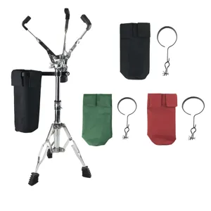 Drum Stick Holder Oxford Cloth Material Drum Stick Bag Drumstick Container with Metal Holder