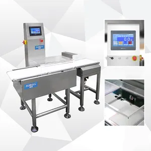 Automatic digital weighing scales checkweigher conveyor belt check weigher machine online food checkweigh