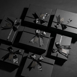 Wholesale Rectangle Kraft Paper <b>Gift</b> Packaging <b>Box</b> with Ribbon Bow Elegant Rectangle Shape for Presentations and Store Displays - Product Image 3