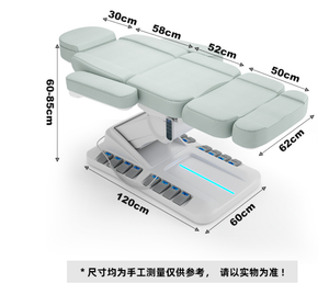 Cama eléctrica de acero inoxidable para salón de belleza, cama de microscultura para inyección y modelado corporal, cama de elevación para tatuajes, cama médica dental - Product Image 5