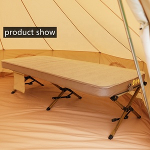 Nueva Colchoneta de Camping Autoinflable de Gamuza, 10 cm de Grosor, Colchoneta de Esponja Autoinflable para Dormir al Aire Libre - Product Image 4