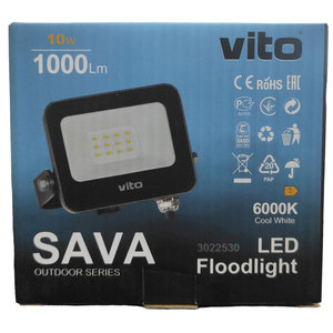 Projecteur LED extérieur Vito 10W 6000K IP65 Lumière froide - Product Image 2