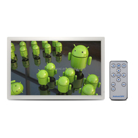 Vorteile Smart 32 Zoll WiFi Elektronischer Foto rahmen Full HD Display Foto Musik Video Player Kalender Alarm Timer Mit Fernbedienung