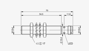 Sensor Inductivo Estándar MT-BALLUFF BES 516-113-S4-C M12 de Montaje Empotrado PNP Normalmente Abierto IP67 Interruptor de Proximidad Industrial BES0161 - Product Image 3