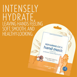 1 paire de gants de <span class=keywords><strong>spa</strong></span> à usage unique patchs exfoliants gants de masque réparateur CICA pour les mains hydratant la peau très sèche - Product Image 4