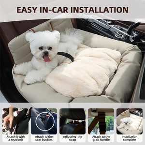 Best-seller Housse de siège écologique en coton <span class=keywords><strong>pour</strong></span> chien et chat OEM ODM Sac de voiture personnalisé <span class=keywords><strong>pour</strong></span> chien Cage lavable et étanche - Product Image 2