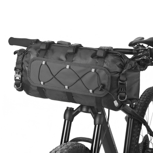 Nouveau sac <span class=keywords><strong>de</strong></span> guidon <span class=keywords><strong>de</strong></span> <span class=keywords><strong>moto</strong></span> en <span class=keywords><strong>toile</strong></span> imperméable et tendance pour l'extérieur, avec bandoulière arquée, 15 pouces, élégant et suspendable - Product Image 6