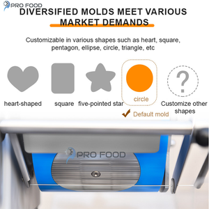 Máquina para hacer pasteles de carne de hamburguesa con componentes de motor y núcleo de bomba - Product Image 6