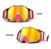 Lunettes de protection tout-terrain légères et personnalisables, monture PC, bordure intégrale. Casque de cyclisme pour sports de plein air, descente rapide, pare-brise anti-poussière