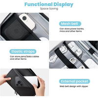 Oxford câble mallette de rangement électronique organisateur voyage Tech sac avec compartiments pour fils chargeurs USB accessoires batterie externe