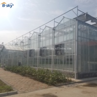 Invernadero de Vidrio de Alta Eficiencia Energética para Cultivo Agrícola Moderno