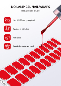 Nuovo Design in Vendita: Adesivi per Unghie in Gel HuiZI <span class=keywords><strong>Senza</strong></span> Lampada UV, 20 Strisce, Smalto in Gel <span class=keywords><strong>Senza</strong></span> Lampada UV - Product Image 4
