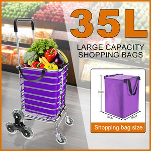 Trapklimmer Trolley Dolly Opvouwbare Kruidenierswinkelwagen 3 Wielen Zware Handtruck Gemaakt Voor Appartementen - Product Image 5