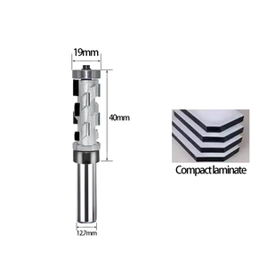 YUFU Fraise de précision en diamant pour le travail du bois, profil Fleur de Prunier, 60HRC, manche standard 12,7 mm, pour machine de gravure, ODM OEM - Product Image 5