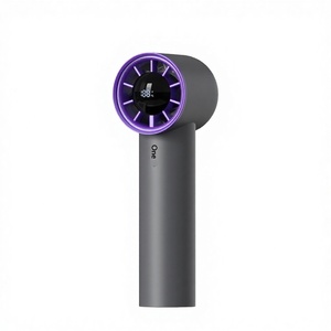 Ventilador de Escritorio Portátil Plegable de Alta Velocidad con Pantalla Digital, Batería, Turbo, Sin Escobillas, para Uso en Exteriores, Hoteles, Autos y Caravanas - Product Image 2