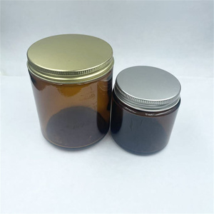 Bouteilles et bocaux en verre avec couvercle en aluminium, crème cosmétique cylindrique 5-500 ml - Product Image 5