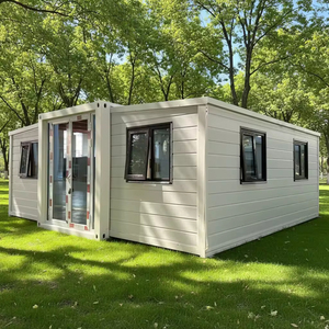 Moderna Casa Vacanze sul <span class=keywords><strong>Lago</strong></span>, Impermeabile e Durevole, con Sistema Idrico Elettrico Preinstallato, Casa Espandibile a Doppia Ala - Product Image 2