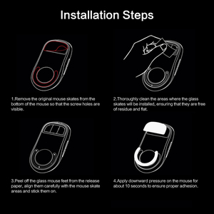 Pattini per Mouse in Vetro SIKAI per Logitech G Pro X Superlight 1 GPX1, Piedini di Ricambio per Mouse <span class=keywords><strong>con</strong></span> Scorrimento Fluido per Gaming FPS - Product Image 6