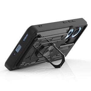 <span class=keywords><strong>Funda</strong></span> Protectora Magnética a Prueba de Golpes PinJun para <span class=keywords><strong>OPPO</strong></span> <span class=keywords><strong>Reno</strong></span> 11F con Soporte de Anillo, <span class=keywords><strong>Funda</strong></span> para Teléfono Móvil de TPU+PC+Metal - Product Image 4