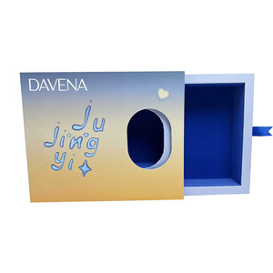 Caja de Papel Ecológica Reciclable con Cajón Deslizable para Mascarillas Faciales, Lentes de Contacto, Jabón, Productos de Belleza, Embalaje para Envíos de Comercio Minorista - Product Image 1