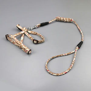 和風ペットハーネス調節可能なベストスタイルのキャットハーネスとリーシュ - Product Image 5