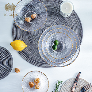 Popolare grande vetro di cristallo cavo Noodle frutta <span class=keywords><strong>ciotola</strong></span> di insalata Set decorazione arredamento per la casa per riunioni di famiglia - Product Image 6