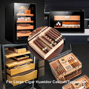 Divisorio regolabile <span class=keywords><strong>in</strong></span> legno per vassoio porta sigari, ideale per esporre e conservare sigari <span class=keywords><strong>in</strong></span> umidificatori di grandi dimensioni. - Product Image 6