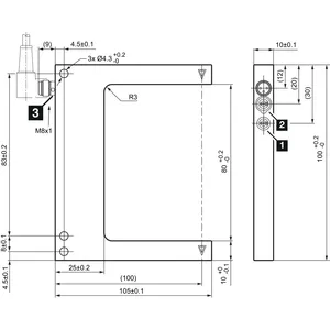 OGU081/80-G3-T3/V4A ไฟส่องสว่างแบบสแตนเลสสตีล LED ออปติคอล - Product Image 2