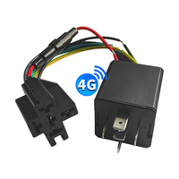 WR2 Relais de voiture GPS Dispositif de suivi d'enregistrement anti-perte avec fonction d'enregistrement et de coupure d'huile à distance