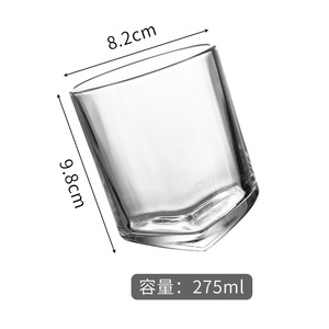 Gobelet en verre <span class=keywords><strong>à</strong></span> whisky vente en gros <span class=keywords><strong>verres</strong></span> <span class=keywords><strong>à</strong></span> orge tasse <span class=keywords><strong>verres</strong></span> <span class=keywords><strong>à</strong></span> liqueur inclinés - Product Image 4