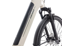 Sepeda Listrik Kota dengan Motor Mid-drive Ananda, Sistem Belt Karbon 3-Kecepatan Otomatis Cerdas, Sensor Torsi, Baterai 36V15Ah