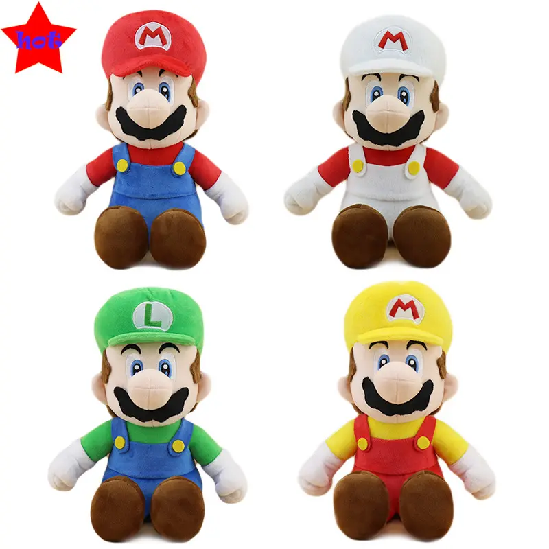 Wholesale Cartoon & Anime Peripherals Multi Colors Mario Super Soft Stuffed Plush Toy Good Gift for Kids Home Decor Toys