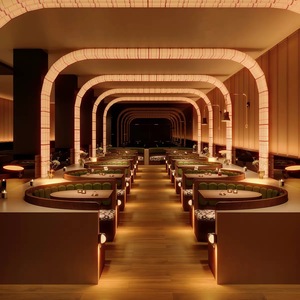 Ensemble de salle à manger avec banquette recouverte de velours courbé, table ronde en bois massif, chaise à imprimé léopard, idéal pour bar à vin ou <span class=keywords><strong>restaurant</strong></span> - Product Image 3