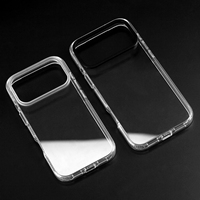 Coque de téléphone magnétique transparente avec anneau de caméra détachable, logo OEM, pour iPhone 18 17 Pro Max, étui de téléphone 2-en-1 magnétique avec impression personnalisée