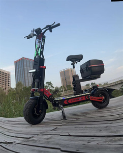 Trottinette électrique pliable Geofought R8 72V à double moteur, batterie 30-100AH, pneus route 13 pouces, écran NFC, frein à huile hydraulique pour adulte - Product Image 6