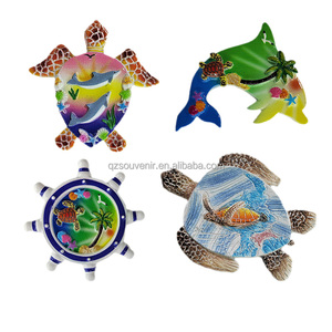 Logo personnalisé OEM Bali Fidji Islande <span class=keywords><strong>Maurice</strong></span> Palau Seychelles Tahiti Sea Life 3D Aimant de réfrigérateur Souvenir Aimant de réfrigérateur en résine - Product Image 3
