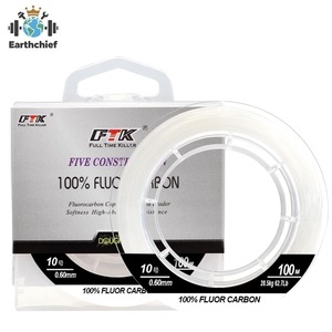 NOUVEAU Matériel de pêche en fluorocarbone OEM de <span class=keywords><strong>100</strong></span> mètres, <span class=keywords><strong>fil</strong></span> de pêche en fibre de carbone à coulée rapide, accessoires de pêche en plein air - Product Image 1