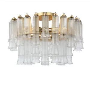 Wholesale Custom High Quality Nordic Luxury Crystal Hotel Decoration Pendant Lights Contemporary Modern Led Chandelier