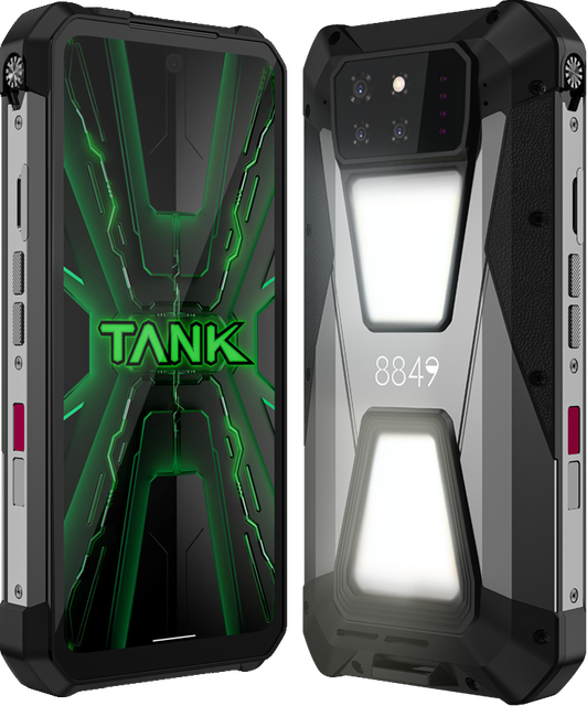 Tank 3S Octa Core IP68 Waterproof 5G Rugged Android Smartphone with Four Cameras