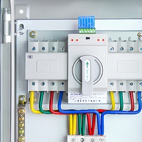 Productos de Bajo Voltaje: Interruptor de Transferencia Automática Trifásico de Doble Motor para PDU Hospitalaria con Interruptor MCB y Unidad de Panel Metálico Lista para Usar
