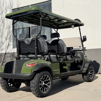 Carrito de Golf Eléctrico de 4 Plazas con Acabado Mate y Logotipo Personalizado de Marca Privada para Flota de Concesionarios