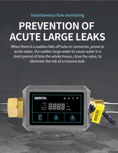 Monitor de Agua Inteligente IMRITA con Control por Aplicación Wifi, <span class=keywords><strong>Sensor</strong></span> de Detección de Fugas de Agua, Detector de Fugas de Agua con Válvula de Cierre - Product Image 3