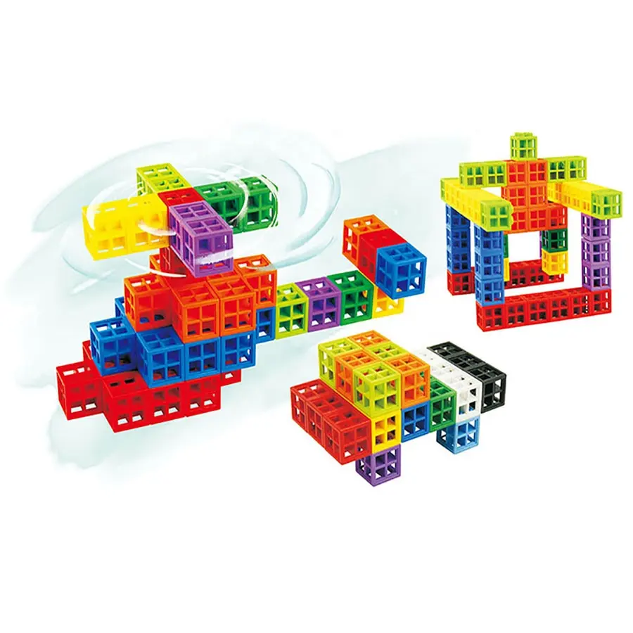 Grundschule Mathematik Lehrmittel Farb würfel Bausteine Kunststoff Math Link Cubes