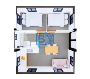 Moduli Espandibili Prefabbricati di Lusso a Tre Camere da Letto per Ufficio in Mini Container Mobile - Product Image 5