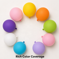 Ballons en latex ronds de 10 pouces, vente chaude d'usine, haute qualité, multicolores, épais, pour décoration de mariage et de fête d'anniversaire